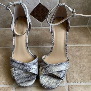 Michael Kors snake leather shoes. Lightly worn.